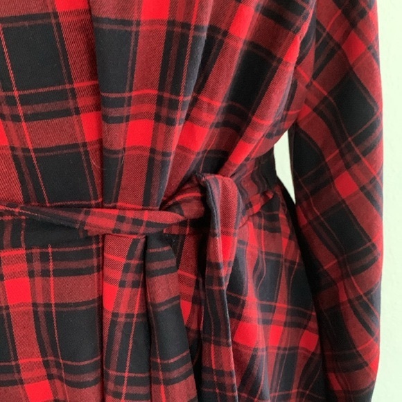 Eloquii Plaid Flannel Dress - Picture 5 of 14